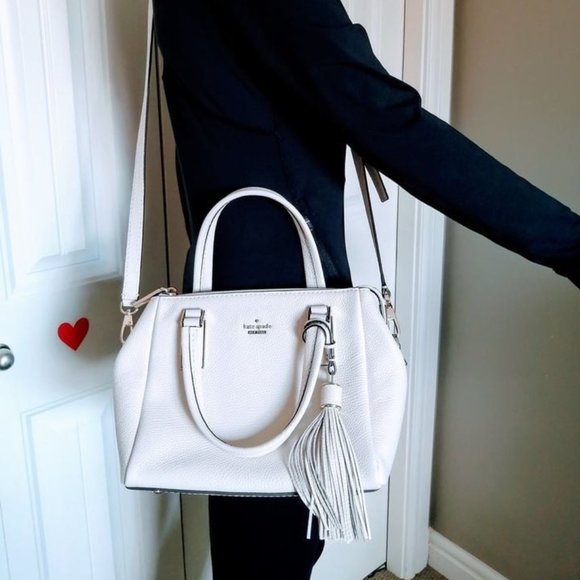 Kate Spade Crossbody Purse in Cream, EUC